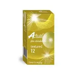 Actual textured 12 condoms