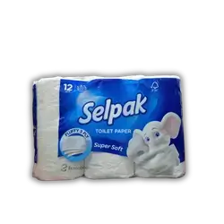 Kleenex Selpak Toilet Super Soft 12 Rolls
