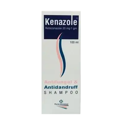 Kenazole (Ketoconazole 20mg/1gr) Antifungal & Antidandruff Shampoo 100ml _ Pharma International