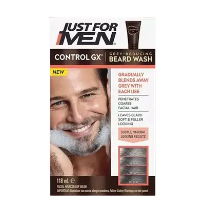 Control GX Grey-Reducing Beard Wash 118ml _ Just For Men
