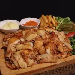 Family Chicken Shawarma Platter