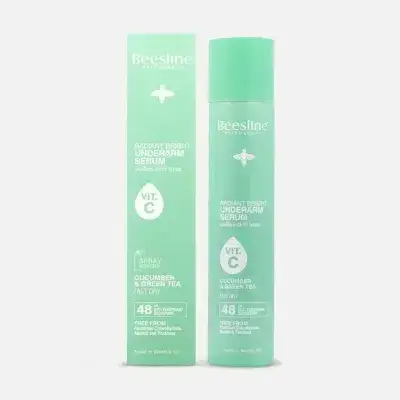 Beesline Radiant Bright Underarm Whitening Serum, with Cucumber and Green Tea - 150ml