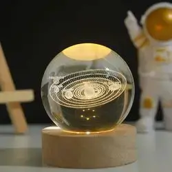 Crystal ball night light, for gift
