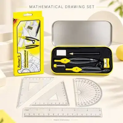 Flamingo Mathematical Drawing Set – 10 Pcs