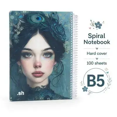Hardcover Spiral Notebook – B5 | 100 Sheets