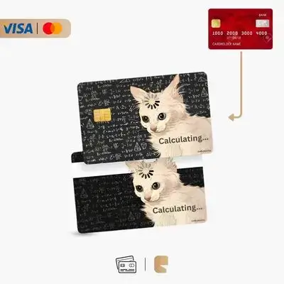 Premium Protective Skin Stickers for Visa & MasterCard - C1