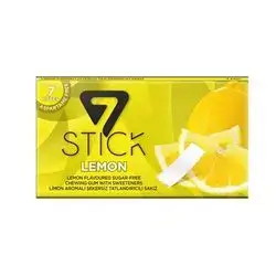 Stick 7 Lemon Flavor Free Sugar Gum 7 Pcs