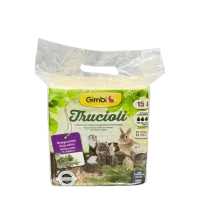 Gimbi Rodent Wood Shavings Litter 15L