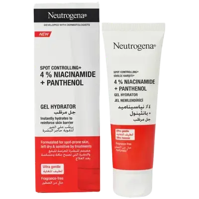 Spot Controlling 4% Niacinamide +Panthenol gel Hydrator 50ml _ Neutrogena