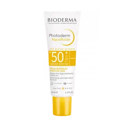 Photoderm Aquafluide Spf50+ Sun Active Defense for Sensitive skin 40ml _ BIODERMA