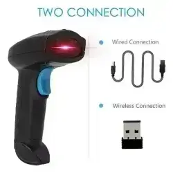 USB Barcode 2.4G H108W High Speed Wireless Laser Scanner
