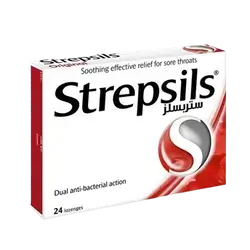 Original Soothing Effective Relief For Sore Throats 24 Lozenges _ Strepsils