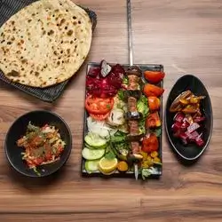کەبابی گۆشت لەگەڵ باینجان