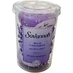 Savannah Wild Lavender Bar Soap Jar, 4x100g