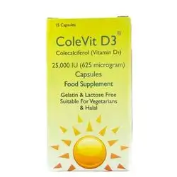 Colevit D3 25.000 iu 15 Cap