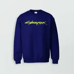 JERSEY Half Over Size Cyberpunk 2077 Dark Blue (Large)