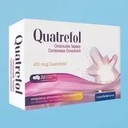 quatrefol orosoluble tablets 400mcg quatrefolic made in italy 30 compresse tablets
