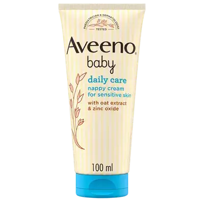 Baby Daily Care Nappy Cream For Sensitive Skin 100ml _ Aveeno