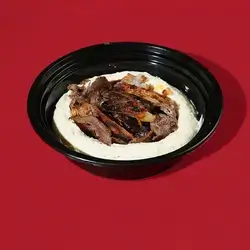 Hommos Beef Shawarma