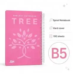 Hardcover Spiral Notebook – B5 | 100 Sheets