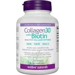Webber Naturals Collagen 30 +ceramides 120 Tabs