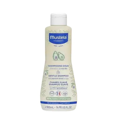 Gentle Shampoo with Organically Farmed Avocado 500ml _ mustela