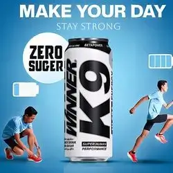 k9 sugar-free energy drink