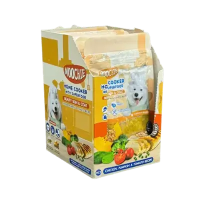 Moochie – Beauty Skin & Coat – Chicken, Pumpkin & Tomato (6+1gift)