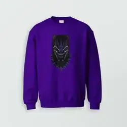 JERSEY Half Over Size Black Panther Purple (Medium)