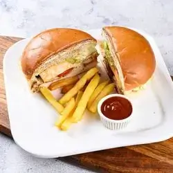 Chicken Burger With Cheese