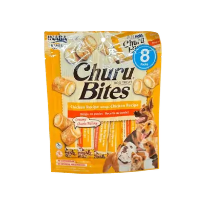 Inaba – Churu Fun Bites – Chicken Wrap with Chicken 8 Packs