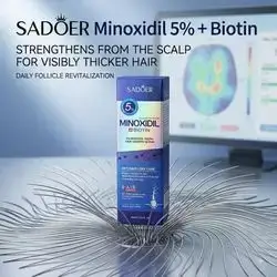 Sadoer Minoxidil + Biotin Hair Growth Serum
