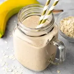 Oats Milkshake With Banana And Date