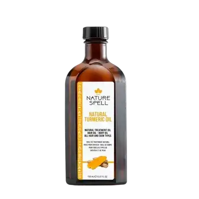 Natural Turmeric Oil All Hair And Skin Types 150ml _ NATURE SPELL