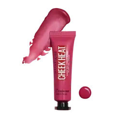 Cheek Heat Gel Cream Blush Sheer Flush Of Color 25 Fuchsia Spark 8ml - Maybelline