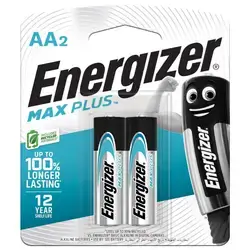 Energizer Max Plus Alkaline AA Batteries - Pack Of 2