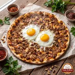 Super Lahmacun With Egg