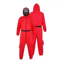 Dress SQUID GAME Inspired Red Medium  