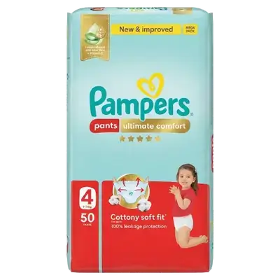 Pampers Pants Ultimate Comfort (4) 9-14 Kg 50 Pants