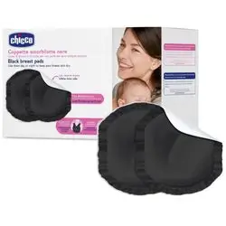 Chicco coppette assorbilatte nere -Black breast Pads (60 pcs)