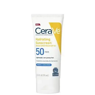 Hydrating Mineral Sunscreen SPF 50 Face Lotion 75ML