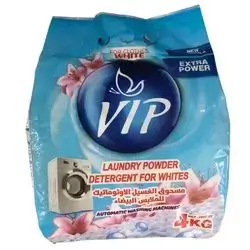 VIP Laundry Powder Detergent For Whites 4kg