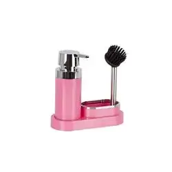 Primanova Pollen Kitchen Set Pink Liquid Soap Dish