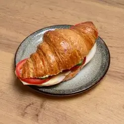 Croissant Sandwich: Turkey Ham and Cheese
