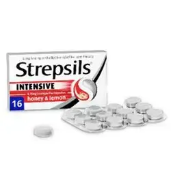 Strepsils Intensive honey & lemon (8.75mg Lozenges Flurbiprofen) 16 lozenges_reckitt