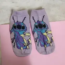 1 pair Lilo & Stitch Short Socks Cartoon Stitch - Size: 37-45