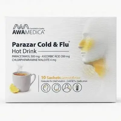 Parazar cold & flu hot drink 1 sachet