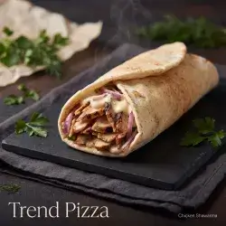 Double Chicken Shawarma Sandwich