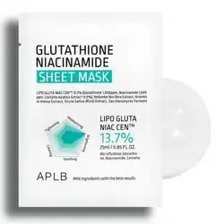 APLB Glutathione Niacinamide Sheet Mask - Original