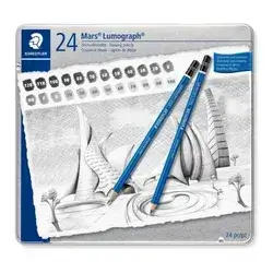 Staedtler Art Drawing Pencils, 24 Pack 12B-10H